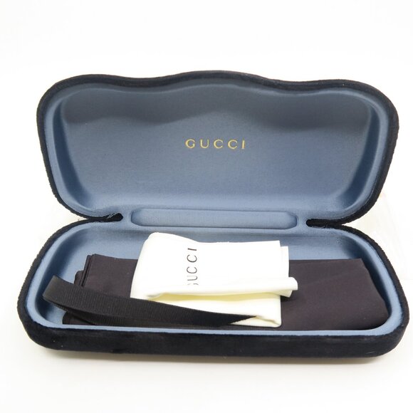 Gucci GG0063OJ 002 57mm Gunmetal/Havana Temples, New Men's Eyeglasses Frames. - Picture 9 of 9